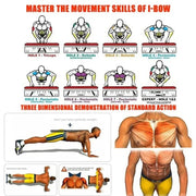 Essentialshouses Multifunctional Folding Push-up Board