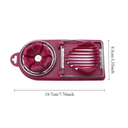 Essentialshouses Multifunctional PP Base egg cutter 2-in-1 stainless steel wire pull egg cutter for hanging high-quality kitchen accessory tools