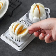 Essentialshouses Multifunctional PP Base egg cutter 2-in-1 stainless steel wire pull egg cutter for hanging high-quality kitchen accessory tools