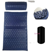 Essentialshouses Navy blue Acupuncture Massage Yoga Mat