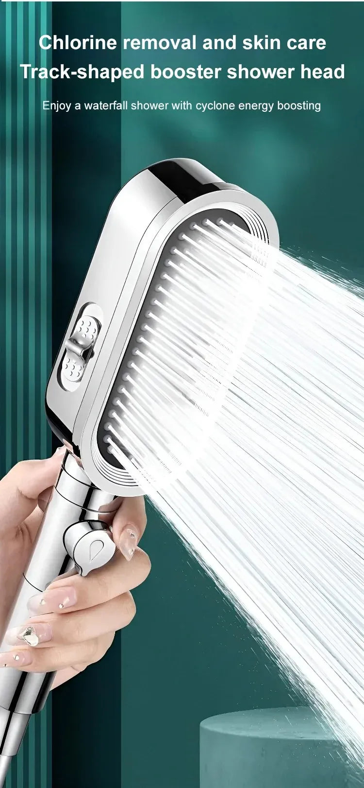 Essentialshouses New 3 Modes Shower Head High Pressure Spa Water Saving Hand-Held Water Purifier Filter Hose Bathroom Faucet Mixer Accessories