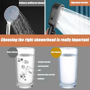 Essentialshouses New 3 Modes Shower Head High Pressure Spa Water Saving Hand-Held Water Purifier Filter Hose Bathroom Faucet Mixer Accessories