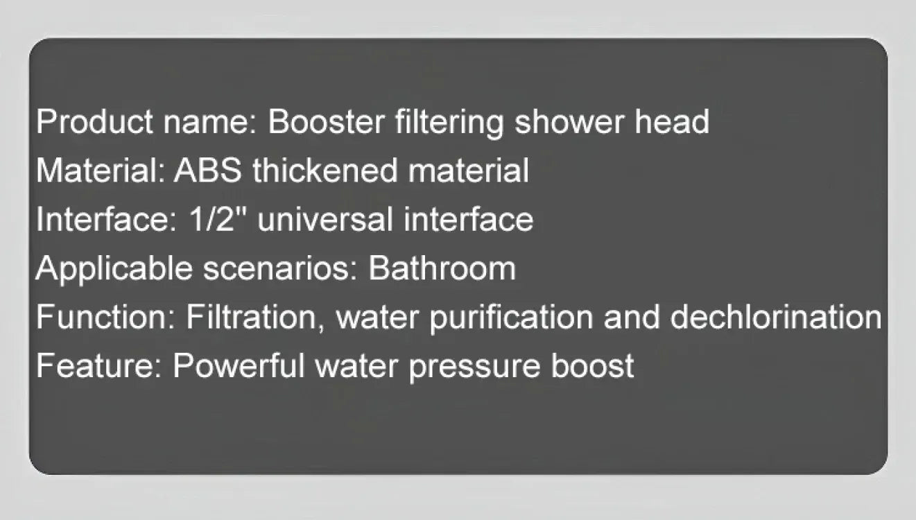 Essentialshouses New 3 Modes Shower Head High Pressure Spa Water Saving Hand-Held Water Purifier Filter Hose Bathroom Faucet Mixer Accessories