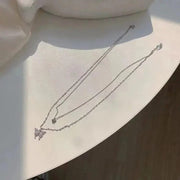 Essentialshouses New Shiny Butterfly Necklace
