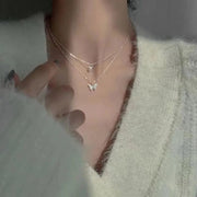 Essentialshouses New Shiny Butterfly Necklace