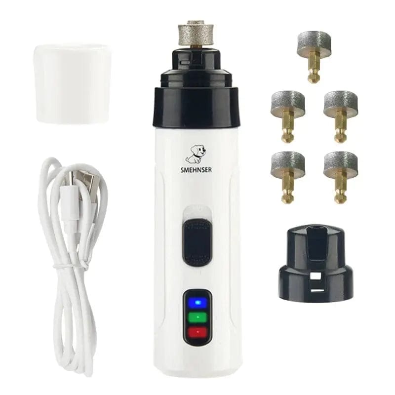 Essentialshouses newset and 5 Head Pet USB Charging Nail Trimmer