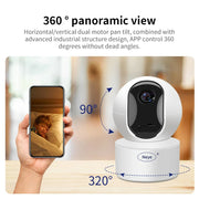 Essentialshouses Neye 8MP 4K PTZ WiFi Security Camera Home Indoor 10X Digital Zoom Camera AI Automatic Tracking CCTV Baby Monitor