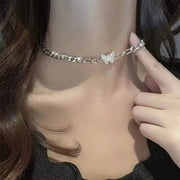 Essentialshouses NJ-422 New Shiny Butterfly Necklace