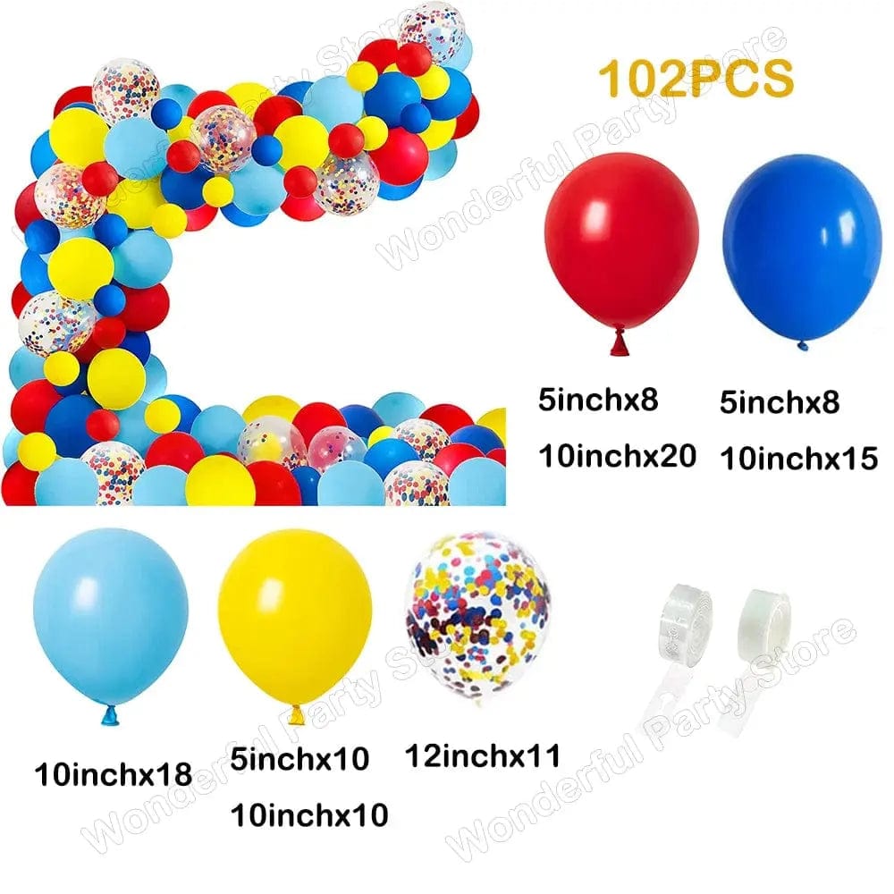 Essentialshouses No 10 / As picture Red Balloon Arch Kit
