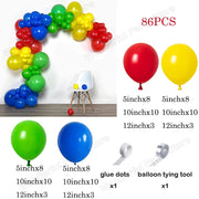 Essentialshouses No 11 / As picture Red Balloon Arch Kit