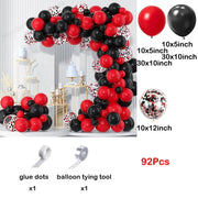 Essentialshouses No 13 / As picture Red Balloon Arch Kit