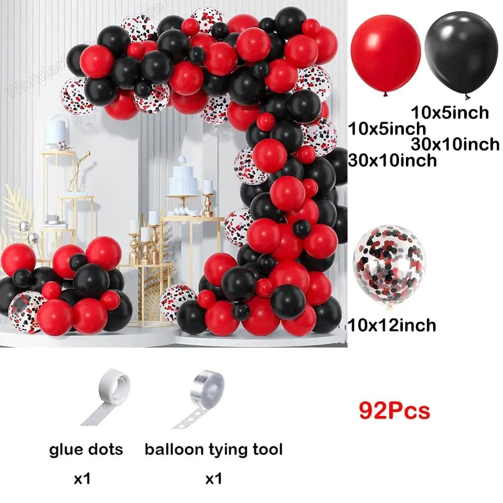 Essentialshouses No 13 / As picture Red Balloon Arch Kit