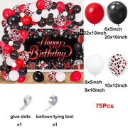 Essentialshouses No 18 / As picture Red Balloon Arch Kit