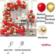Essentialshouses No 21 / As picture Red Balloon Arch Kit