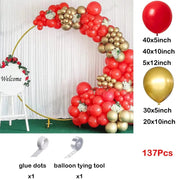 Essentialshouses No 22 / As picture Red Balloon Arch Kit