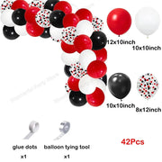 Essentialshouses No 24 / As picture Red Balloon Arch Kit
