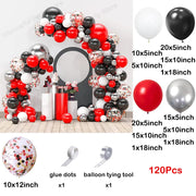 Essentialshouses No 26 / As picture Red Balloon Arch Kit
