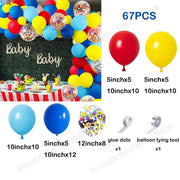 Essentialshouses No 3 / As picture Red Balloon Arch Kit