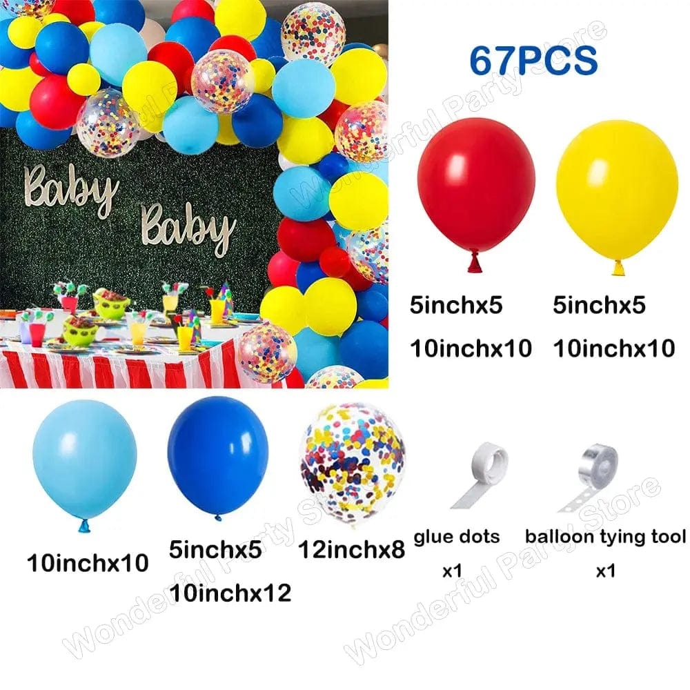 Essentialshouses No 3 / As picture Red Balloon Arch Kit