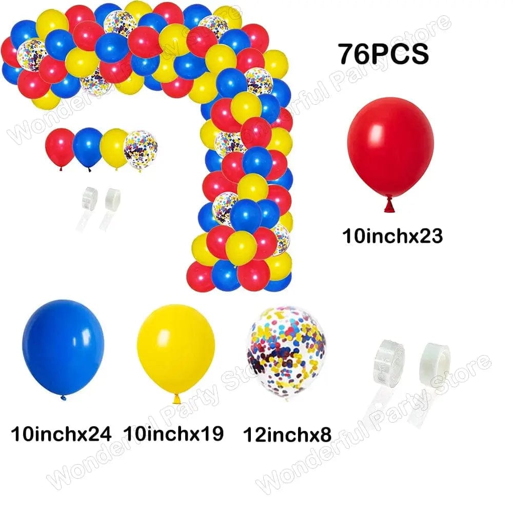 Essentialshouses No 4 / As picture Red Balloon Arch Kit