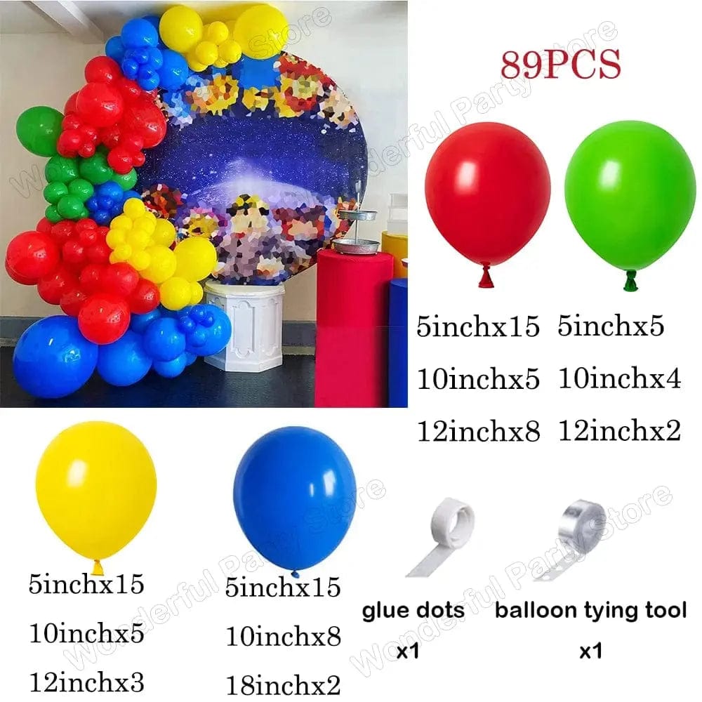 Essentialshouses No 5 / As picture Red Balloon Arch Kit