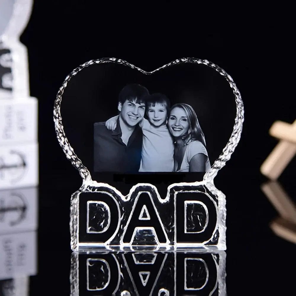 Love Crystal Picture Text Night Light - Essentialshouses