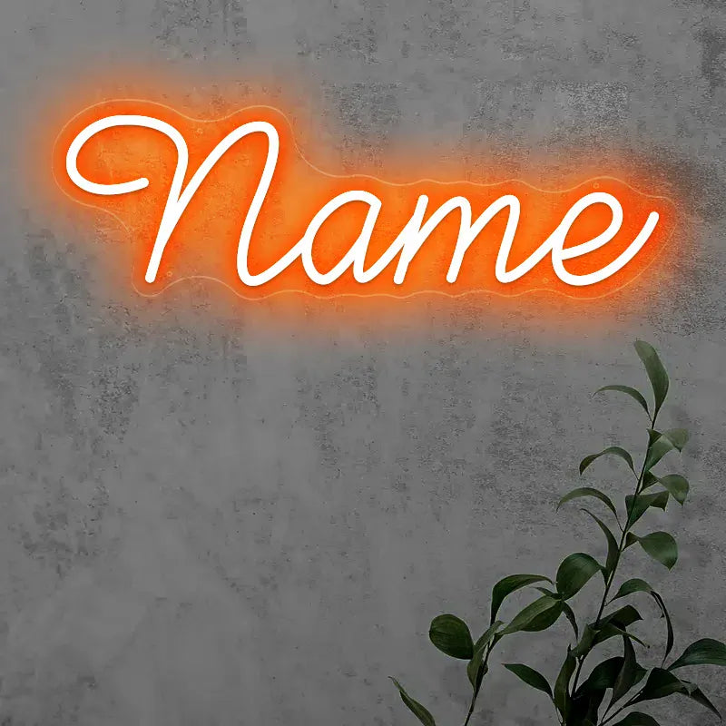 Essentialshouses Orange / Only text / 1 line 45cm 8 letter Custom Neon Sign Led Name Light for Kids Name Custom Signs Teenage Gift Led Neon Sign for Wall Decor Bedroom Decor Personalized