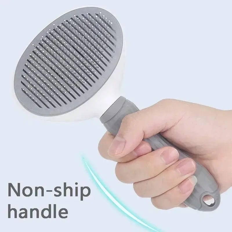 Essentialshouses Pet Cat Comb Dog Brush Self Cleaning Pet Hair Remover Brush For Dogs Cats Grooming Tools Pets Dematting Comb Dogs Accessories