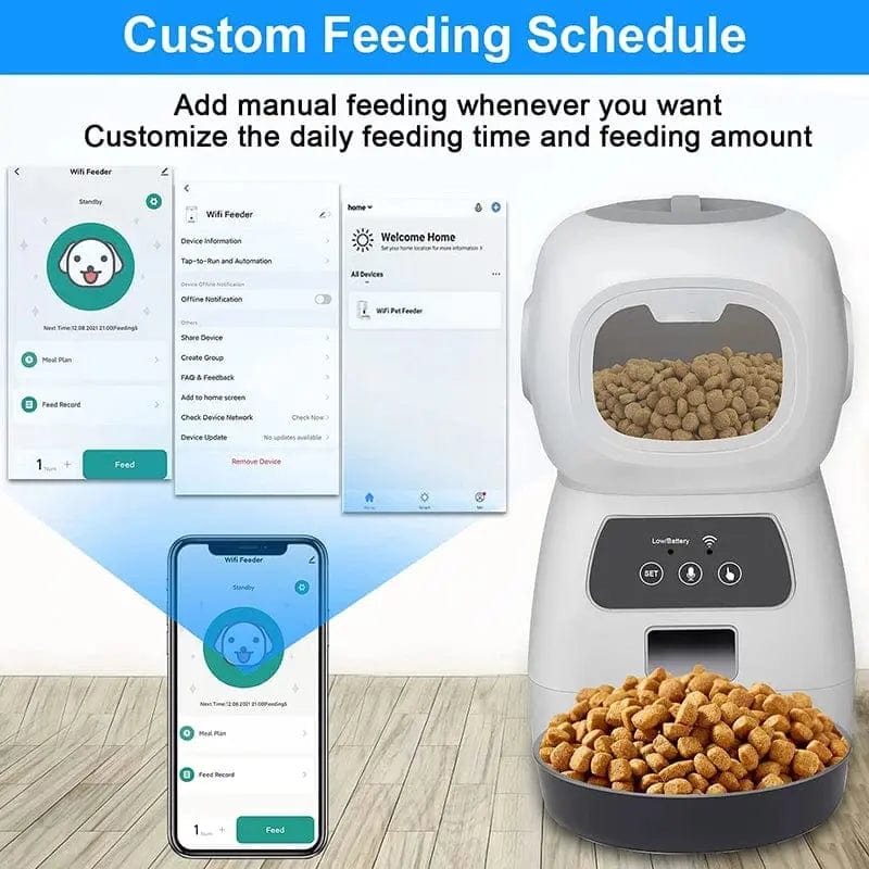 Essentialshouses Pet Smart Automatic Food Feeder
