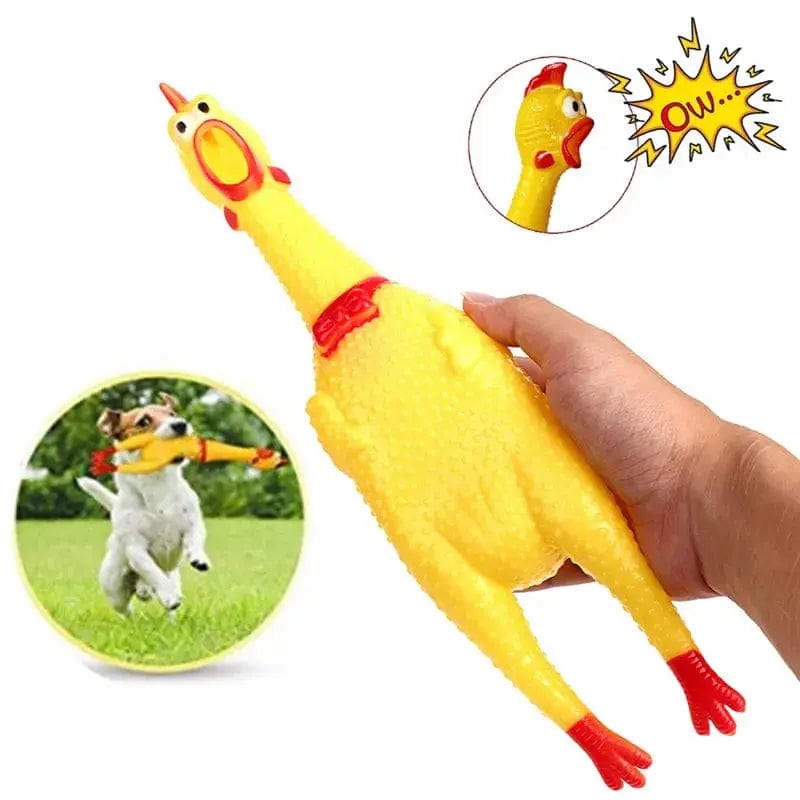Essentialshouses Pets Chicken Squeeze Sound Funny Toy