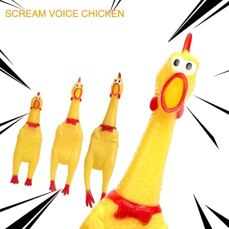 Essentialshouses Pets Chicken Squeeze Sound Funny Toy