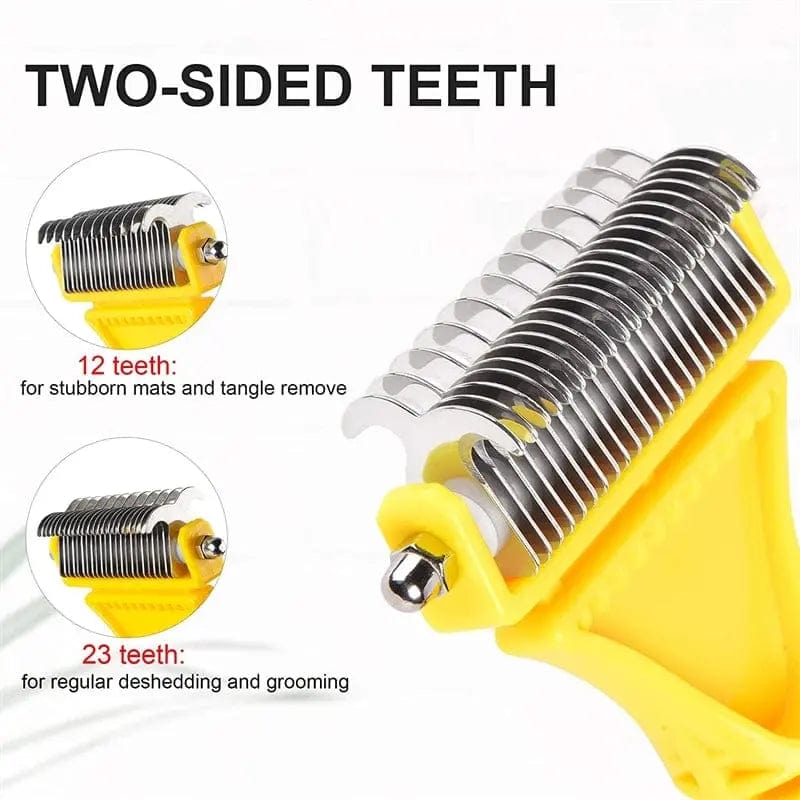Essentialshouses Pets Two-Sided Knots Remove Comb