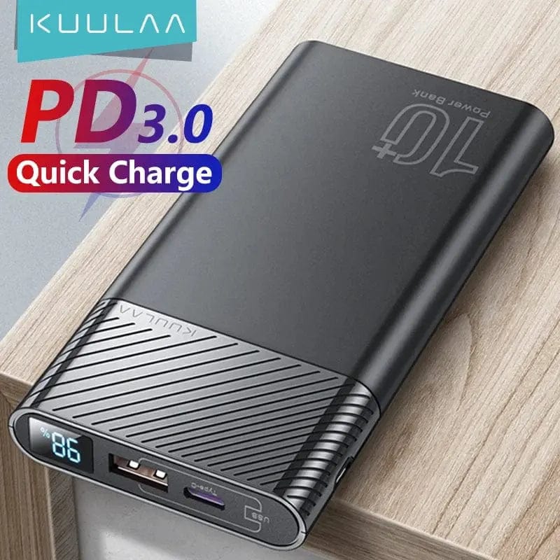 Phone 10000mAh QC PD 3.0 Power Bank - Essentialshouses