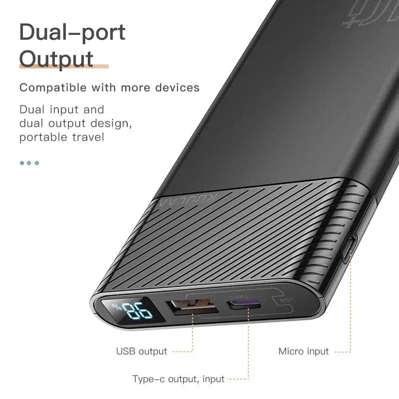 Phone 10000mAh QC PD 3.0 Power Bank - Essentialshouses