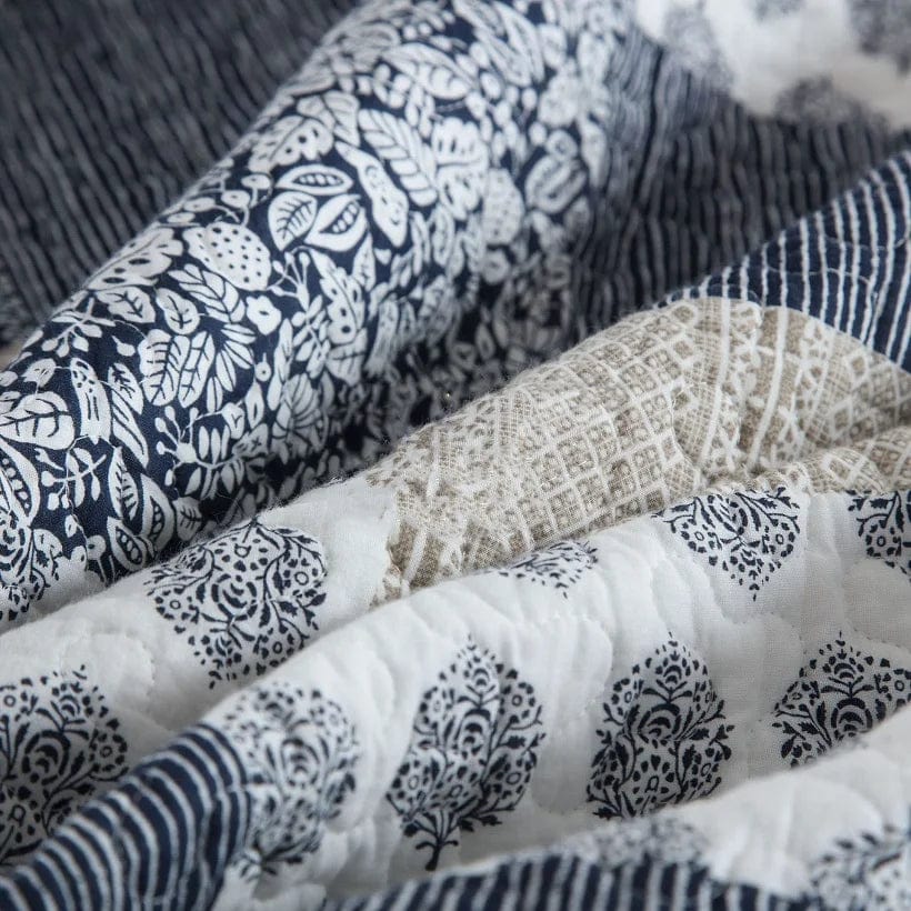 Essentialshouses Plaid Cotton Quilt Set