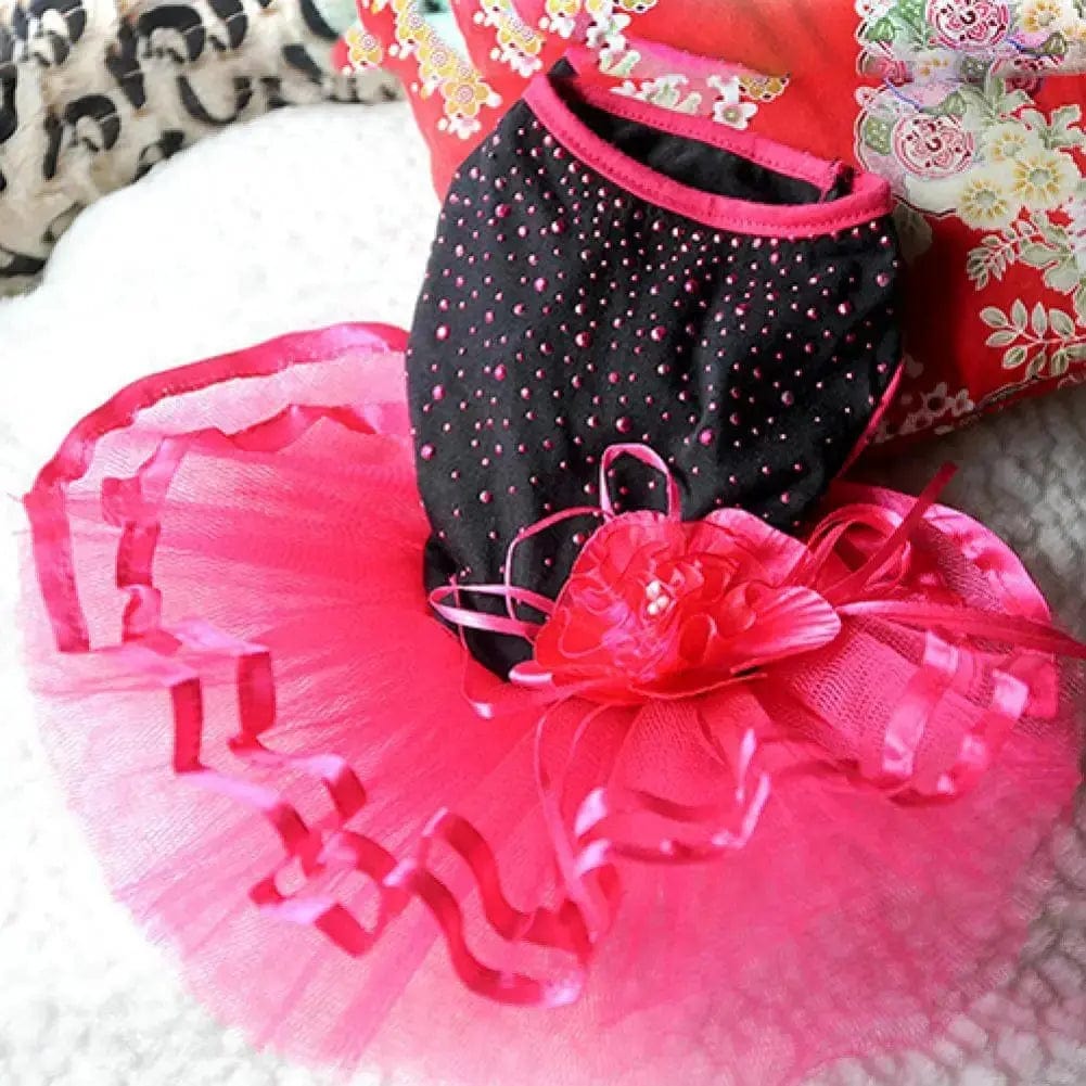 Essentialshouses Puppy Rose Flower Summer Dress