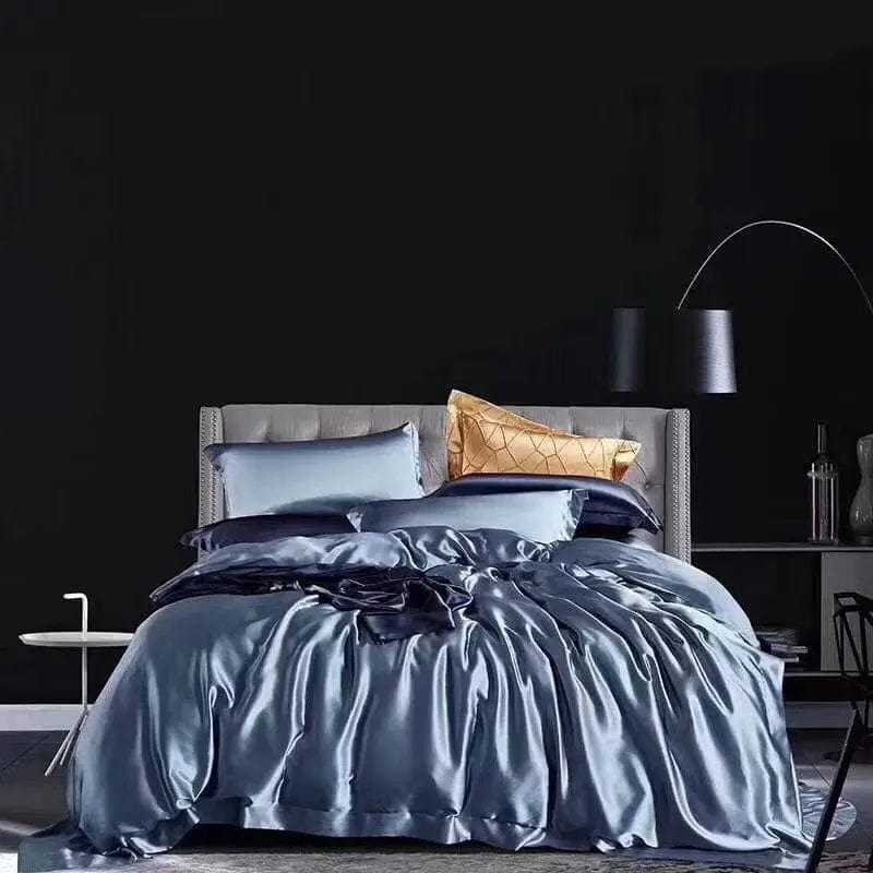 Essentialshouses Pure dyed Mulberry Silk Satin Bedding set