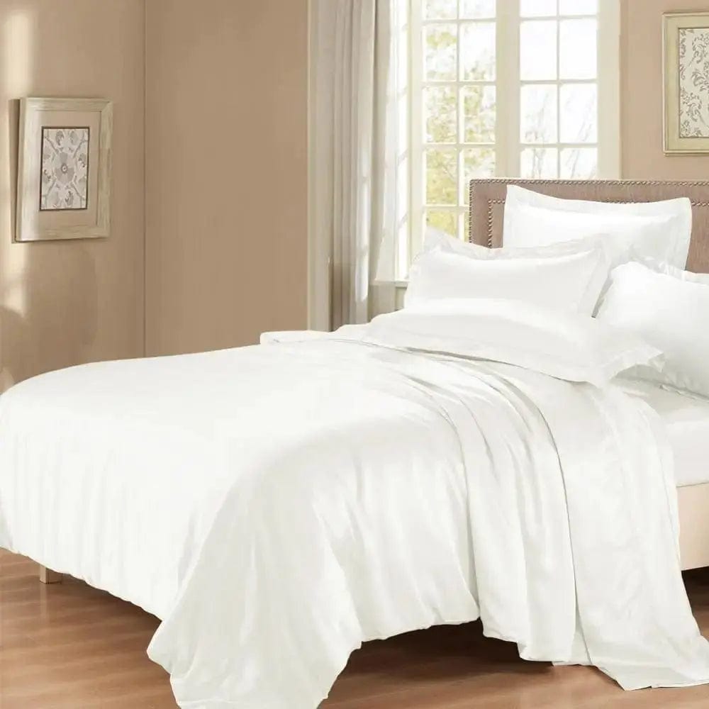 Essentialshouses Pure dyed Mulberry Silk Satin Bedding set