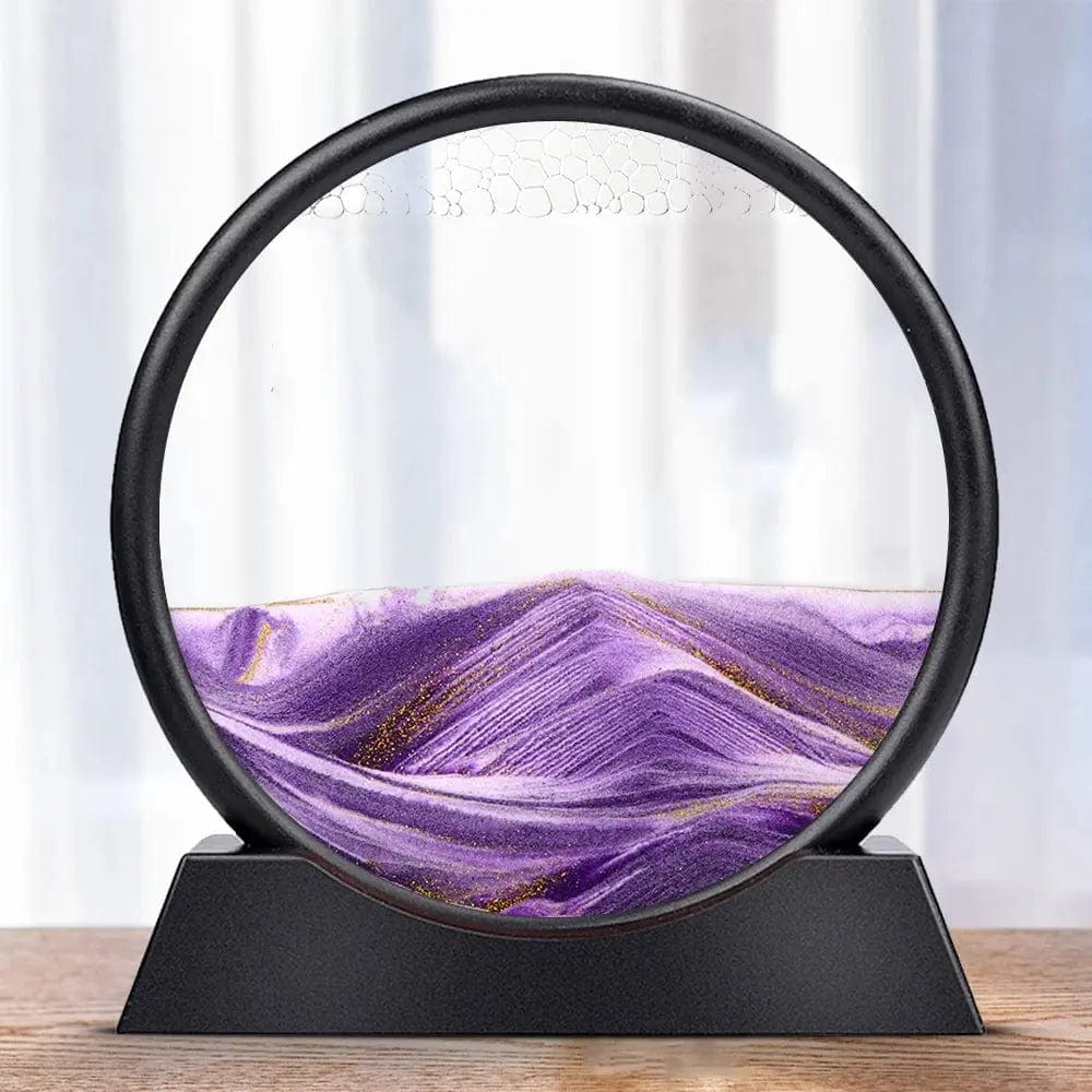 Essentialshouses PURPLE / 12 inch 🌊Deep Sea Sand Art Frame – 7–12″ Kinetic Hourglass