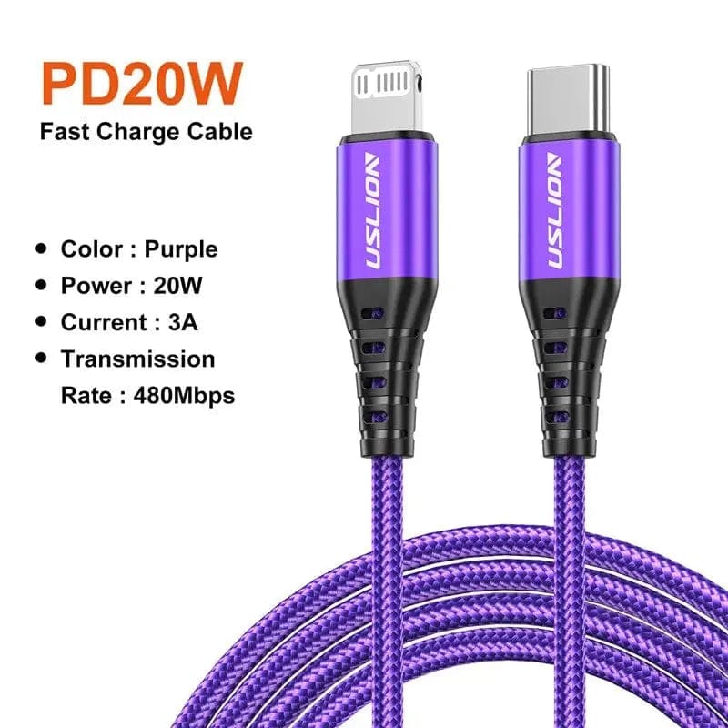 Fast Charging 20W PD USB-C Cable - Essentialshouses