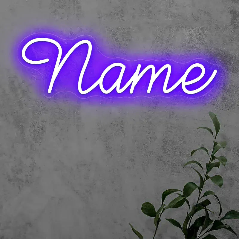 Essentialshouses PURPLE / Only text / 1 line 55cm 10letter Custom Neon Sign Led Name Light for Kids Name Custom Signs Teenage Gift Led Neon Sign for Wall Decor Bedroom Decor Personalized