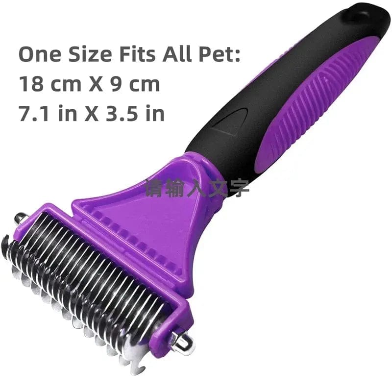 Essentialshouses purple Pets Two-Sided Knots Remove Comb
