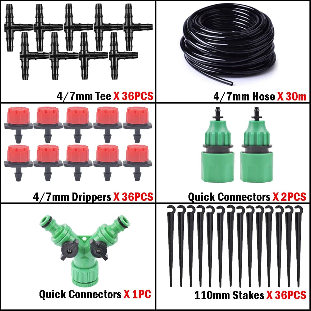 Essentialshouses R30m Garden Automatic Watering Tool Set