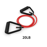 Essentialshouses Red 5 Levels Pull Rope Elastic Band
