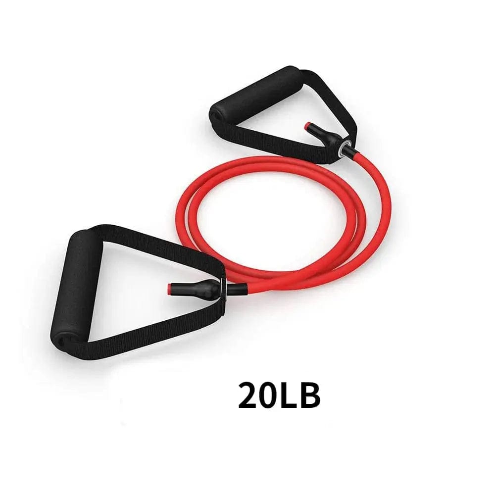 Essentialshouses Red 5 Levels Pull Rope Elastic Band