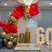 Essentialshouses Red Balloon Arch Kit