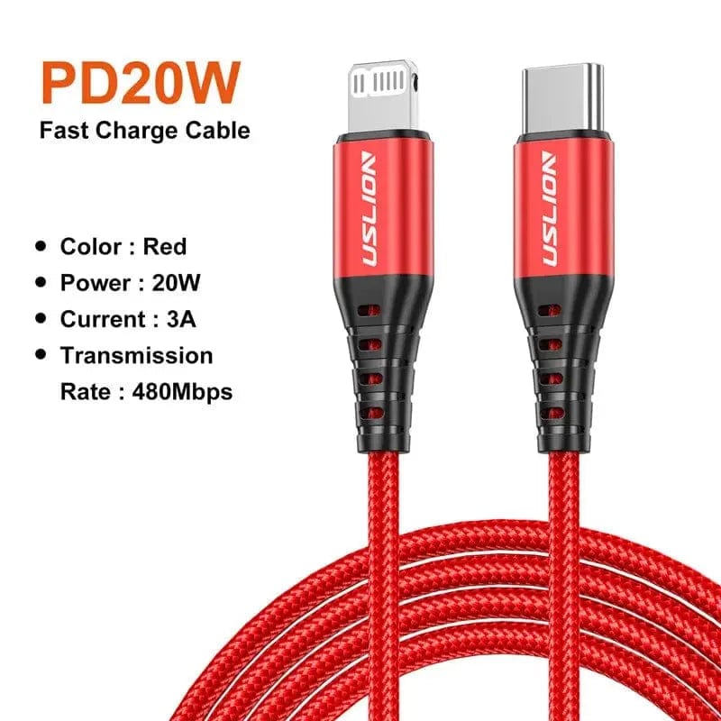 Fast Charging 20W PD USB-C Cable - Essentialshouses