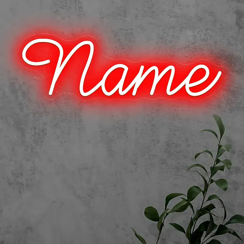 Essentialshouses Red / Only text / 1 line 25cm 4 letter Custom Neon Sign Led Name Light for Kids Name Custom Signs Teenage Gift Led Neon Sign for Wall Decor Bedroom Decor Personalized