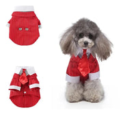 Essentialshouses Red striped / S Cute Dog Tailcoat Suit
