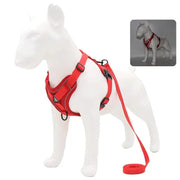 Essentialshouses Red / XL 7.5-10 kg Dog Adjustable Harness Leash Set